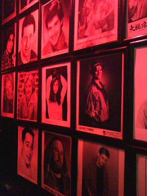 File:Signed photographs at The Comedy Store.jpg