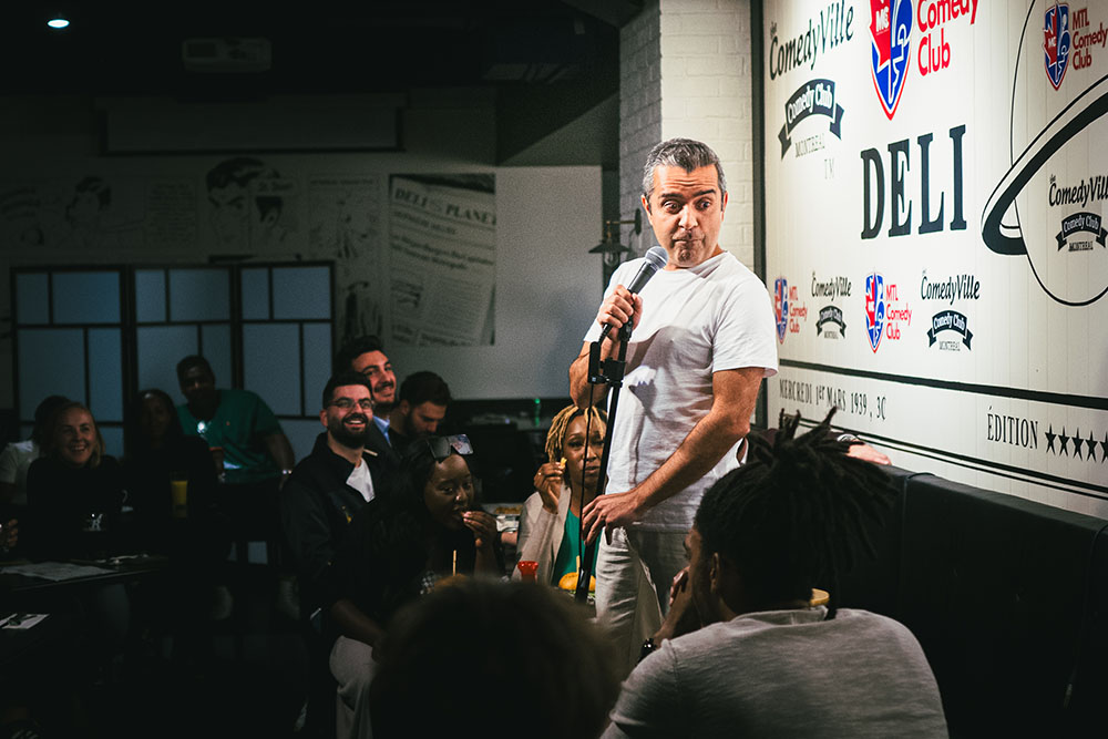 Montreal comedy club Comedyville hosting top comedians at the best Montreal comedy shows and events.
